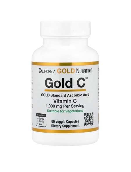 فيتامين C من California Gold Nutrition - 1000mg
